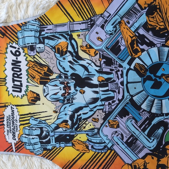 Blackmilk Marvel Avengers Ultron Muscle Tank Size XL - Picture 2 of 8